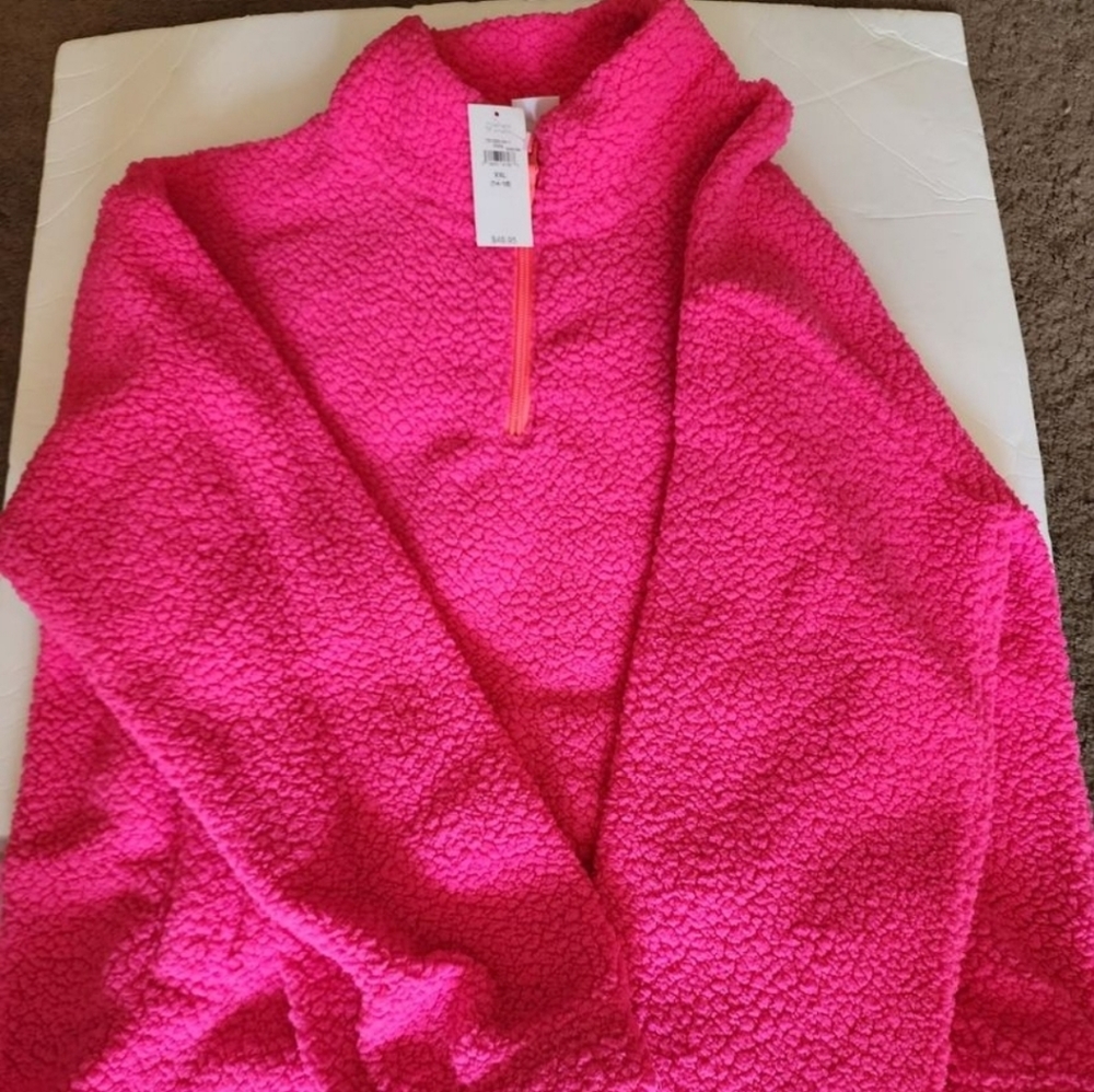 Girls NWT Gap Sherpa pullover size xl